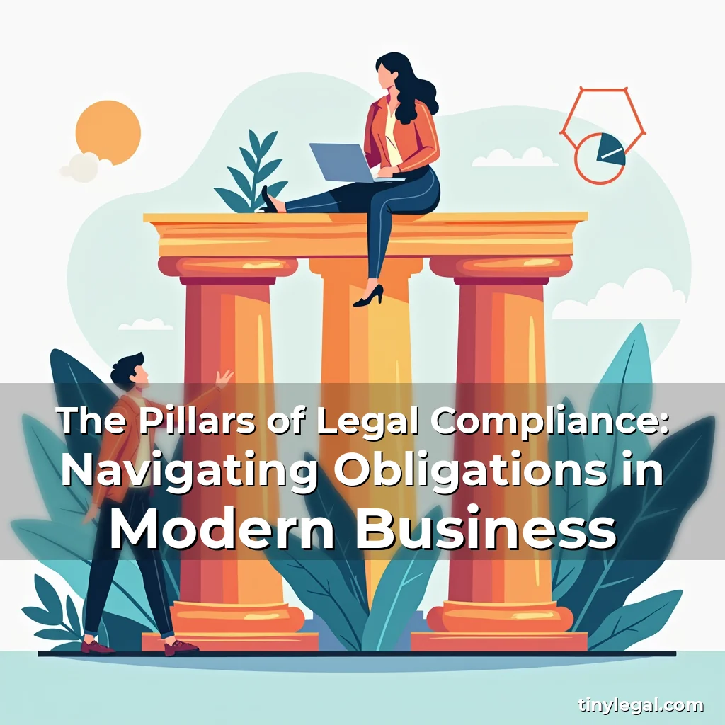 Read more about the article The Pillars of Legal Compliance: Navigating Obligations in Modern Business