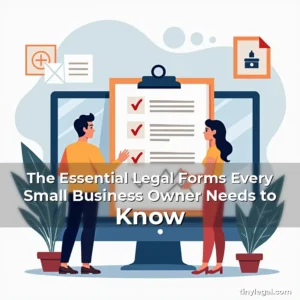 Read more about the article The Essential Legal Forms Every Small Business Owner Needs to Know