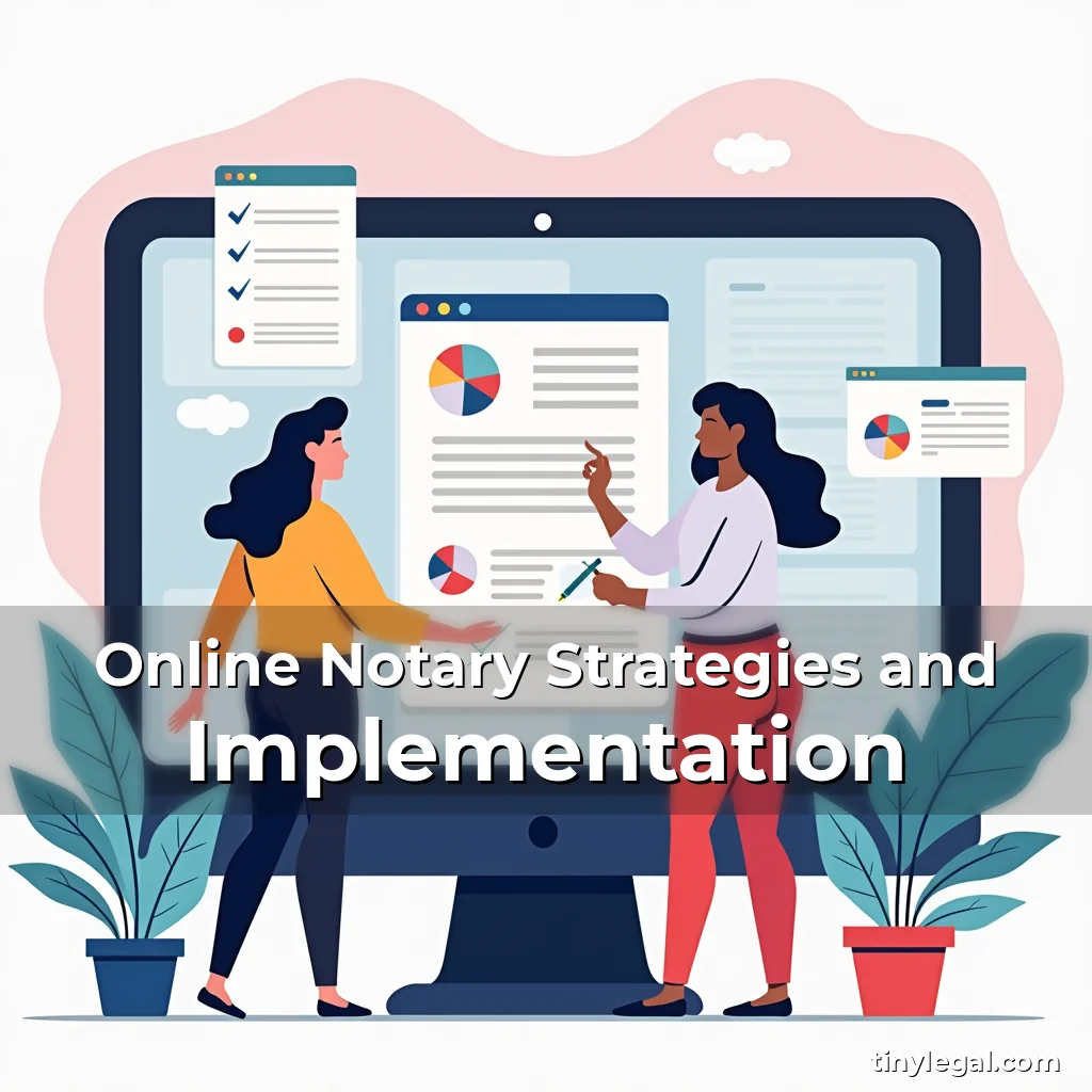 Read more about the article Online Notary Strategies and Implementation