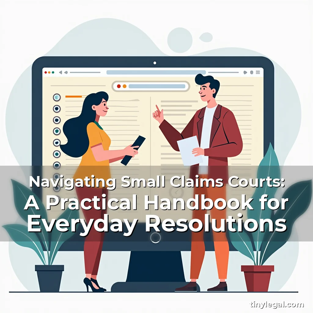 Read more about the article Navigating Small Claims Courts: A Practical Handbook for Everyday Resolutions