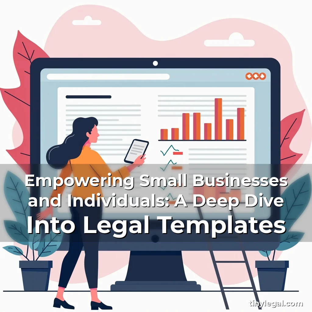 Read more about the article Empowering Small Businesses and Individuals: A Deep Dive Into Legal Templates